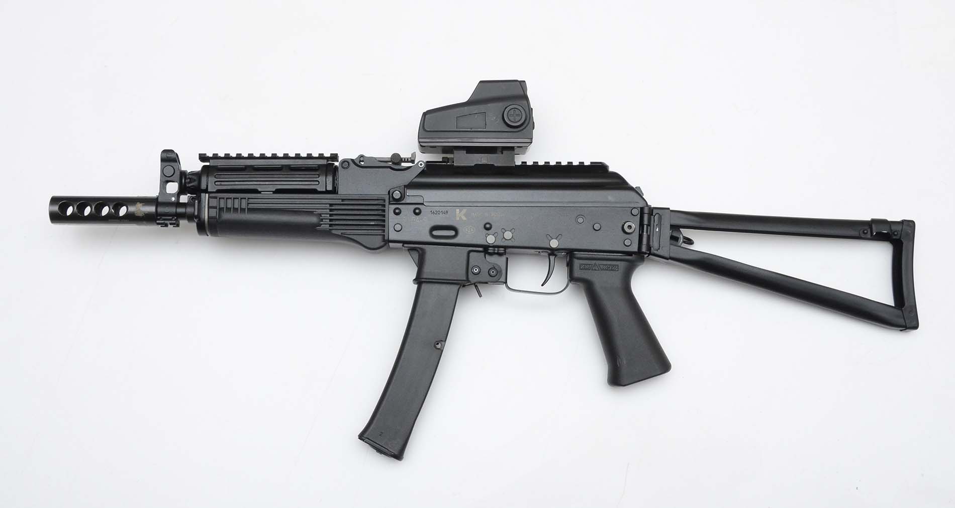 saiga-9, a civilian version of the vityaz in 9mm