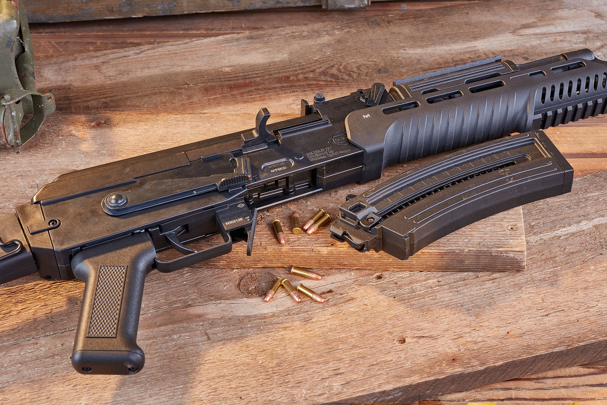 Test: German Sport Guns and the Mauser AK47 Omega semi-automatic rimfire  rifle