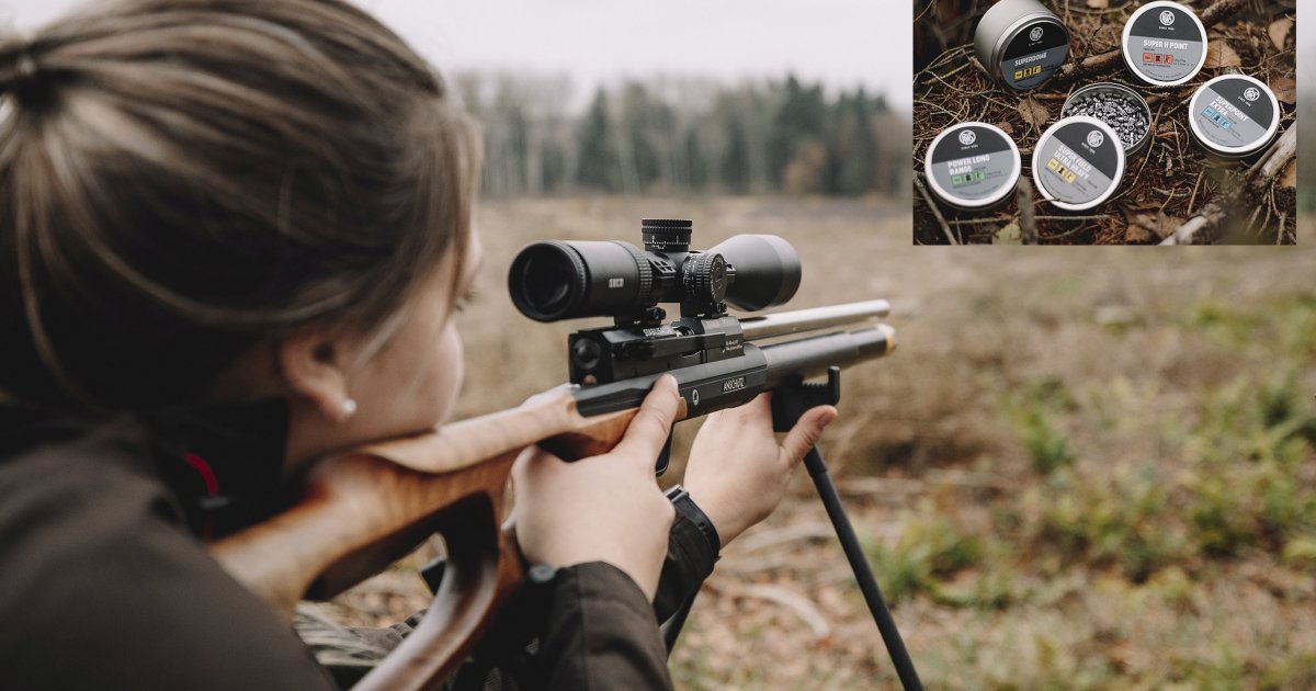 Carabina ad aria compressa per l'allenamento con il suo bersaglio